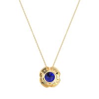 Antique Flower Halo Necklace
