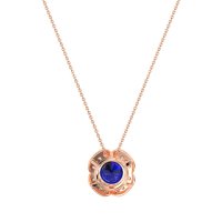 Antique Flower Halo Necklace