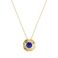 Antique Flower Halo Necklace