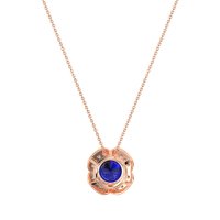 Antique Flower Halo Necklace
