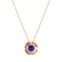 Antique Flower Halo Necklace