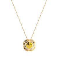 Antique Flower Halo Necklace