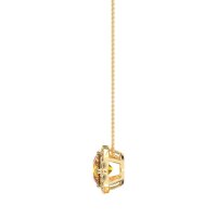 Antique Flower Halo Necklace