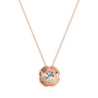 Antique Flower Halo Necklace