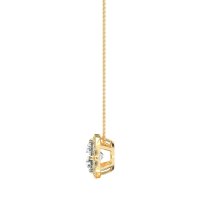 Antique Flower Halo Necklace