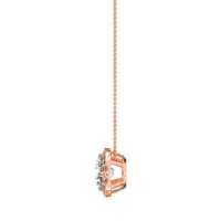 Antique Flower Halo Necklace