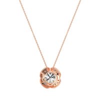 Antique Flower Halo Necklace