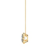 Antique Flower Halo Necklace