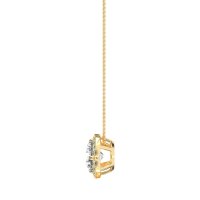 Antique Flower Halo Necklace