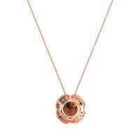 Antique Flower Halo Necklace