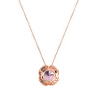 Antique Flower Halo Necklace