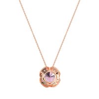 Antique Flower Halo Necklace