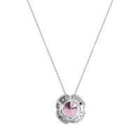 Antique Flower Halo Necklace