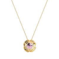 Antique Flower Halo Necklace