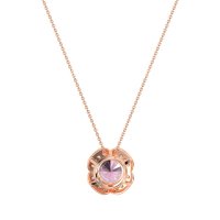 Antique Flower Halo Necklace