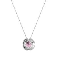 Antique Flower Halo Necklace