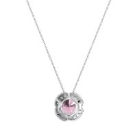 Antique Flower Halo Necklace