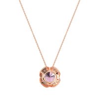 Antique Flower Halo Necklace