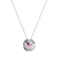 Antique Flower Halo Necklace
