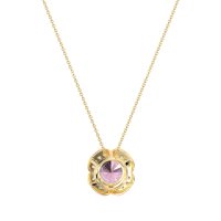 Antique Flower Halo Necklace