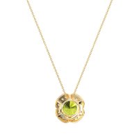 Antique Flower Halo Necklace