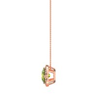 Antique Flower Halo Necklace