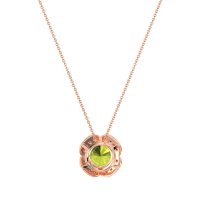 Antique Flower Halo Necklace