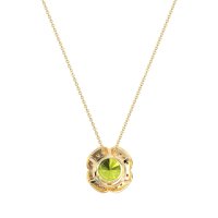 Antique Flower Halo Necklace