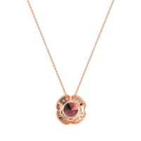 Antique Flower Halo Necklace