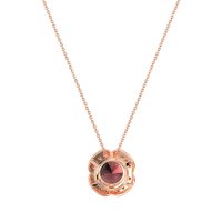 Antique Flower Halo Necklace