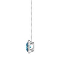 Antique Flower Halo Necklace