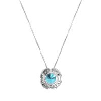 Antique Flower Halo Necklace