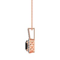 Oval Halo Necklace