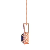 Oval Halo Necklace