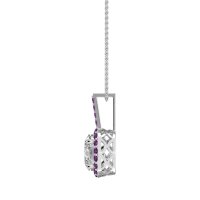 Oval Halo Necklace