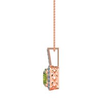 Oval Halo Necklace