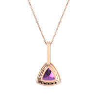 Triangle Halo Necklace