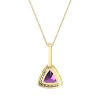 Triangle Halo Necklace