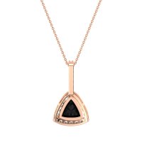 Triangle Halo Necklace