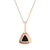 Triangle Halo Necklace