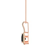 Triangle Halo Necklace