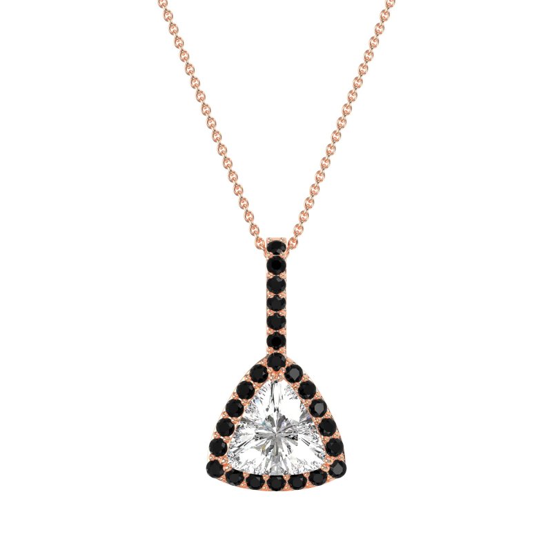 Triangle Halo Necklace