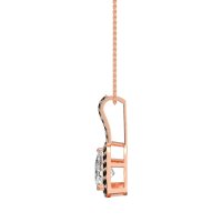 Triangle Halo Necklace