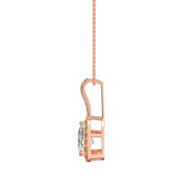 Triangle Halo Necklace