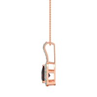 Triangle Halo Necklace