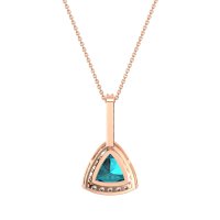 Triangle Halo Necklace