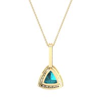 Triangle Halo Necklace