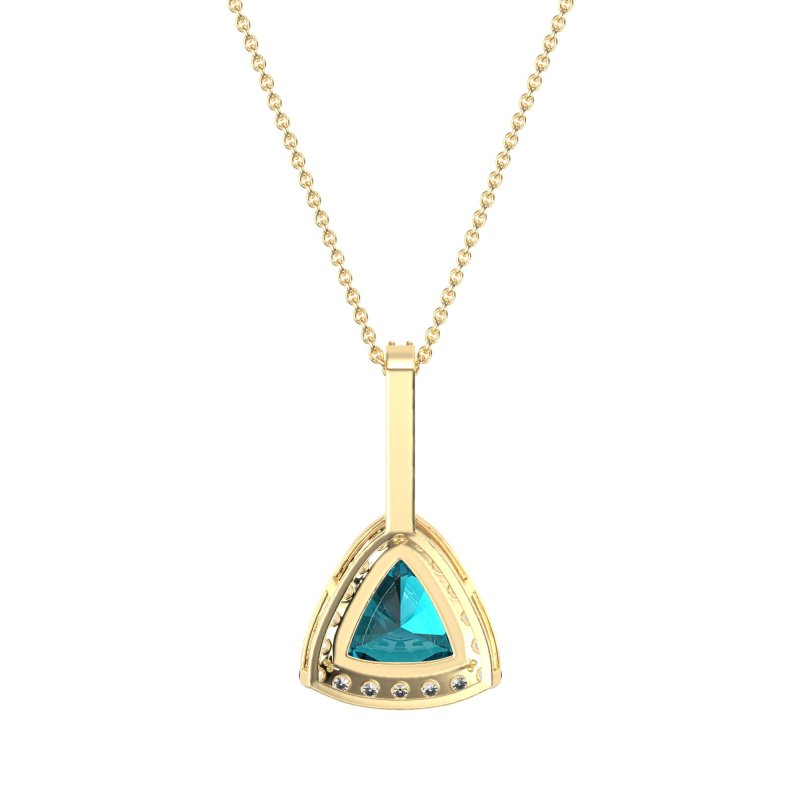 Triangle Halo Necklace
