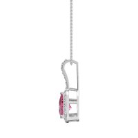 Triangle Halo Necklace