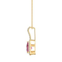 Triangle Halo Necklace